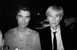 David Byrne Andy Warhol Elaste Magazin