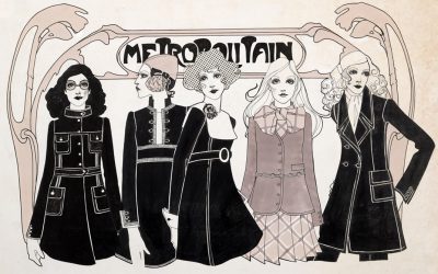Vintage Fashion Illustrations in London